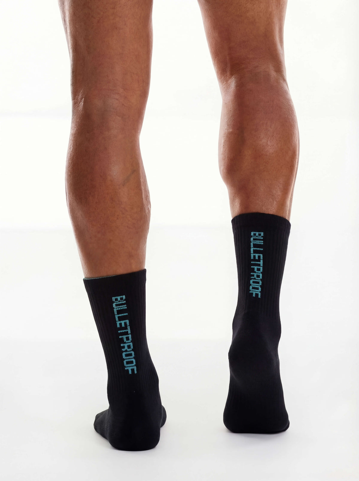 BLTPROOF - Black/Aqua Blue Socks 3 Pack LX3