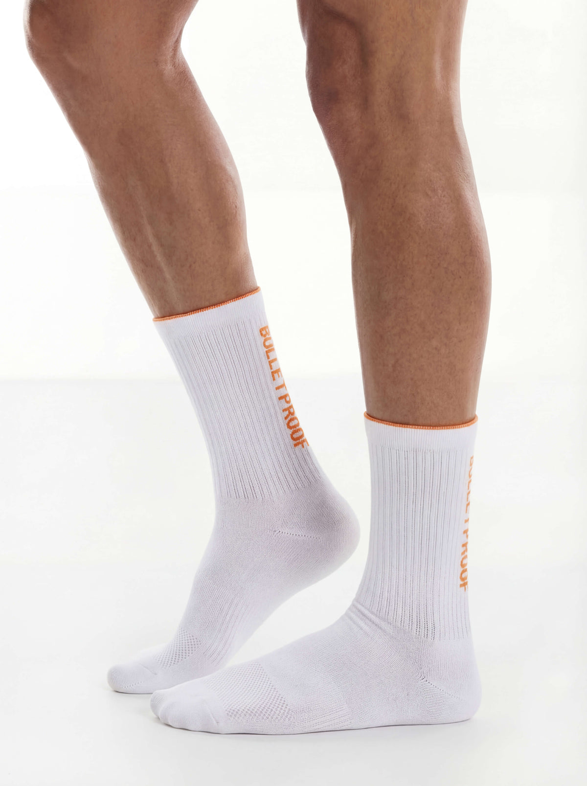 BLTPROOF - White/Orange Socks 3 Pack LX3