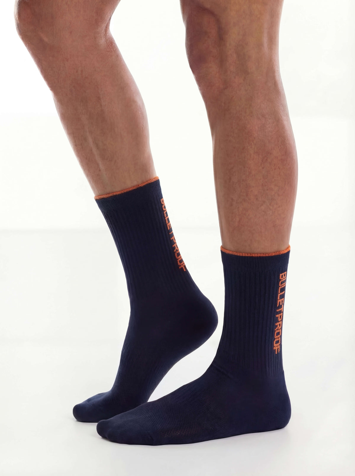BLTPROOF - Navy Blue/Coral Red Socks 3 Pack LX3
